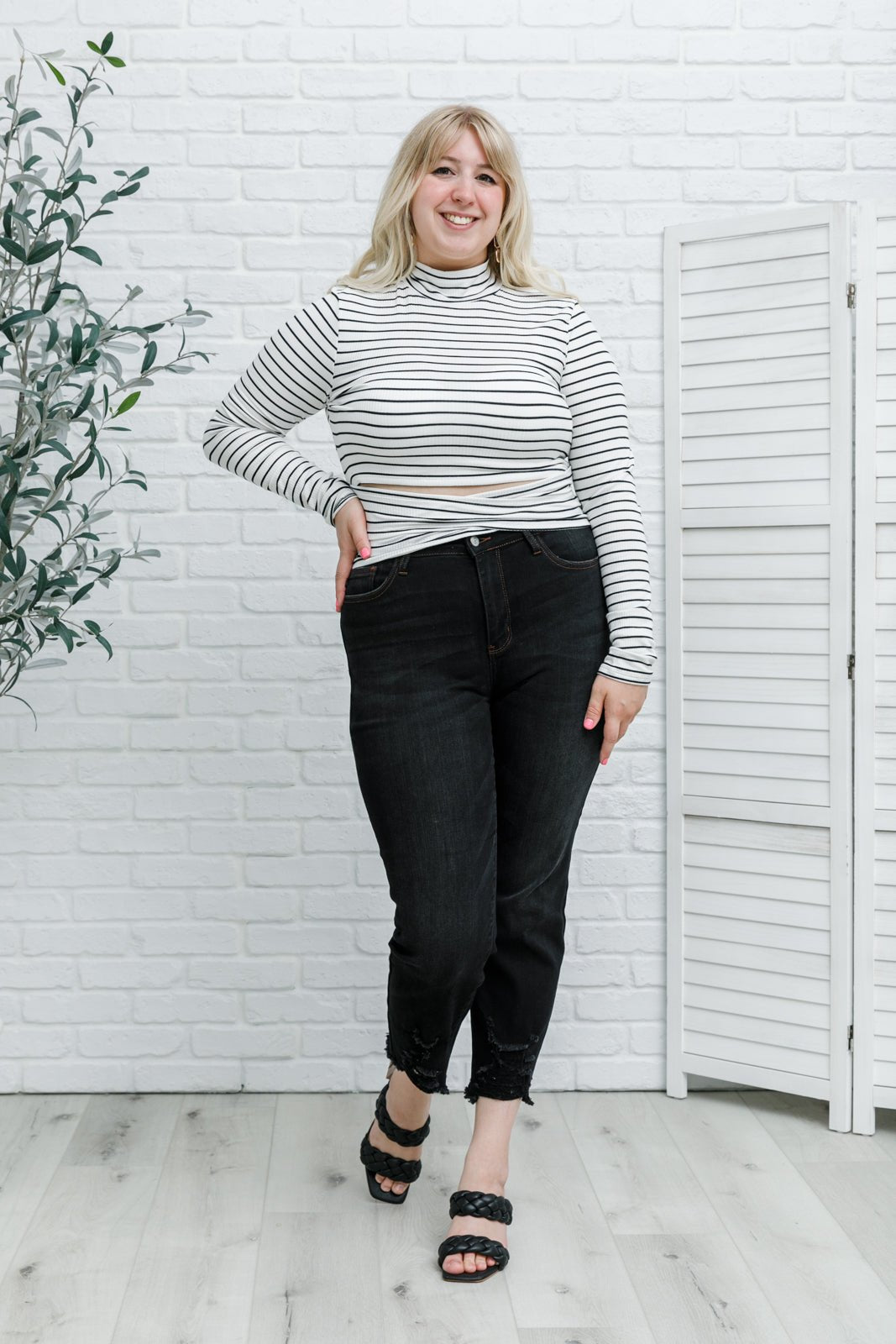 Crossroads Striped Top (Online Exclusive) - Uptown Boutique Ramona