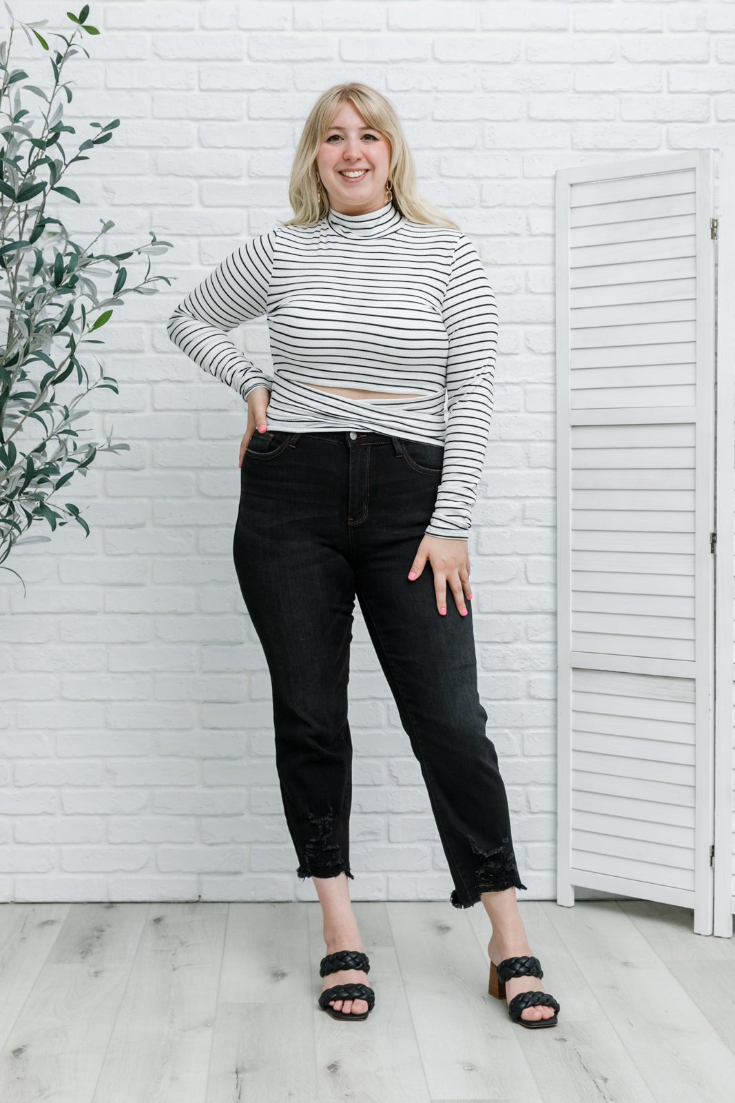 Crossroads Striped Top (Online Exclusive) - Uptown Boutique Ramona