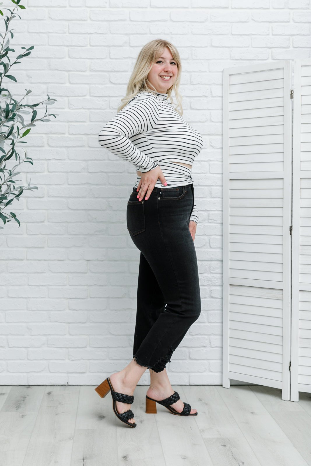 Crossroads Striped Top (Online Exclusive) - Uptown Boutique Ramona