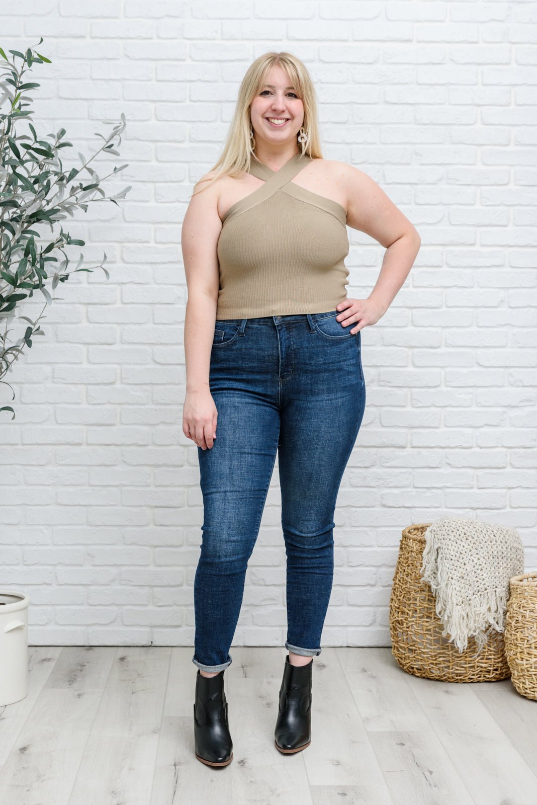 Crossways Halter Top (Online Exclusive) - Uptown Boutique Ramona