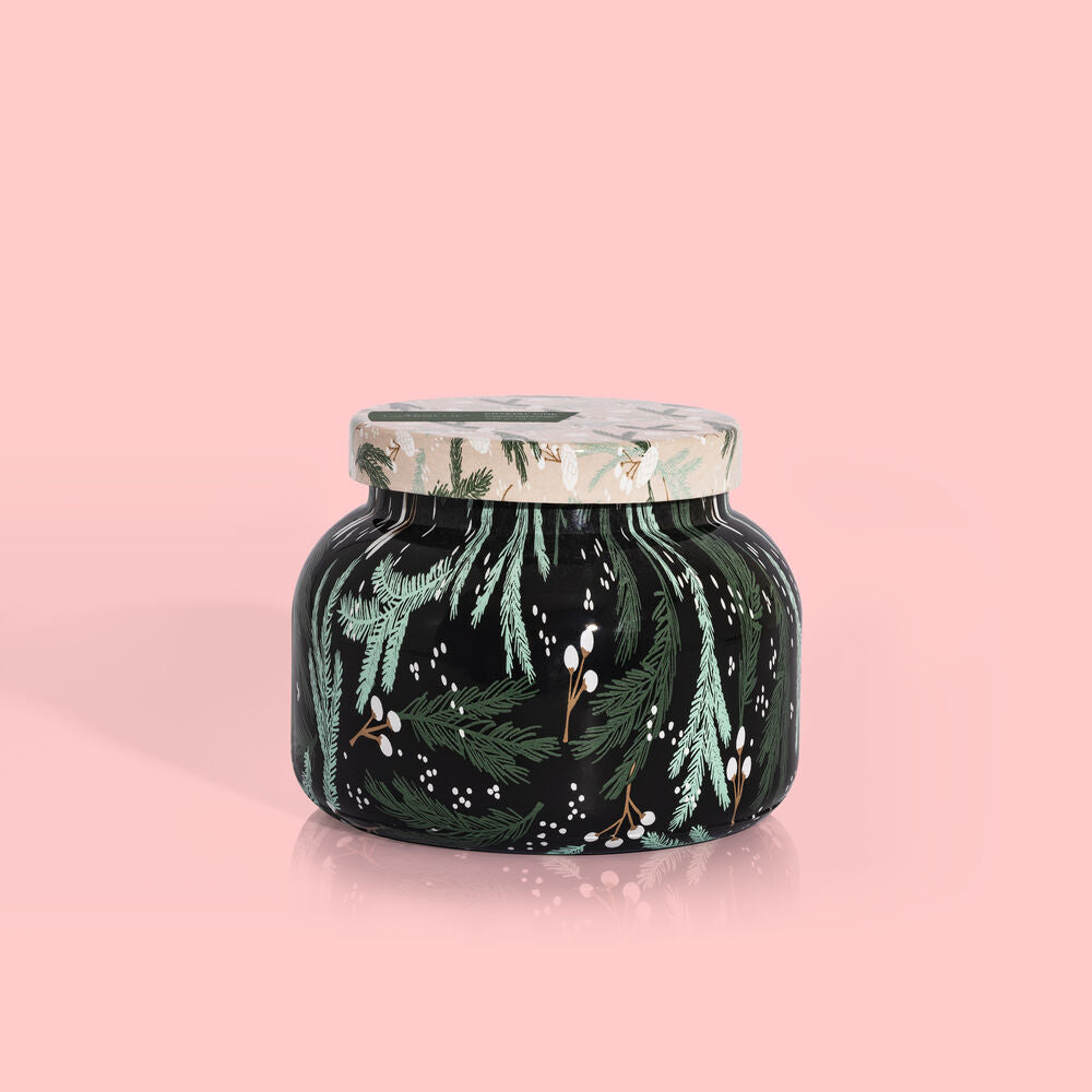 Crystal Pine Holiday Pattern Play Signature Jar