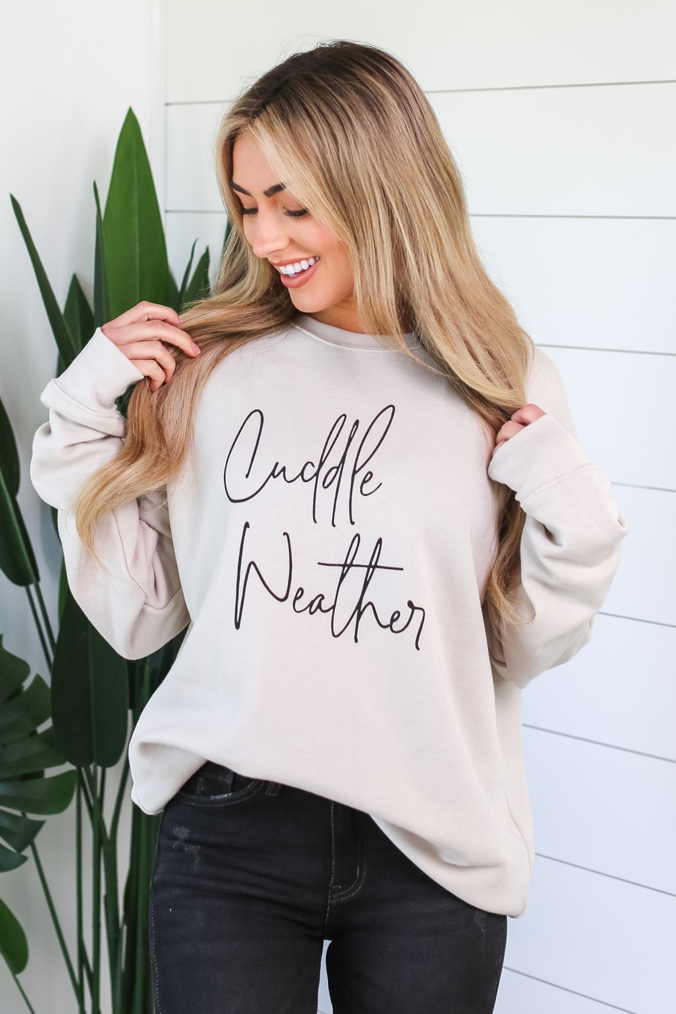 Cuddle Weather Sweatshirt - Uptown Boutique Ramona