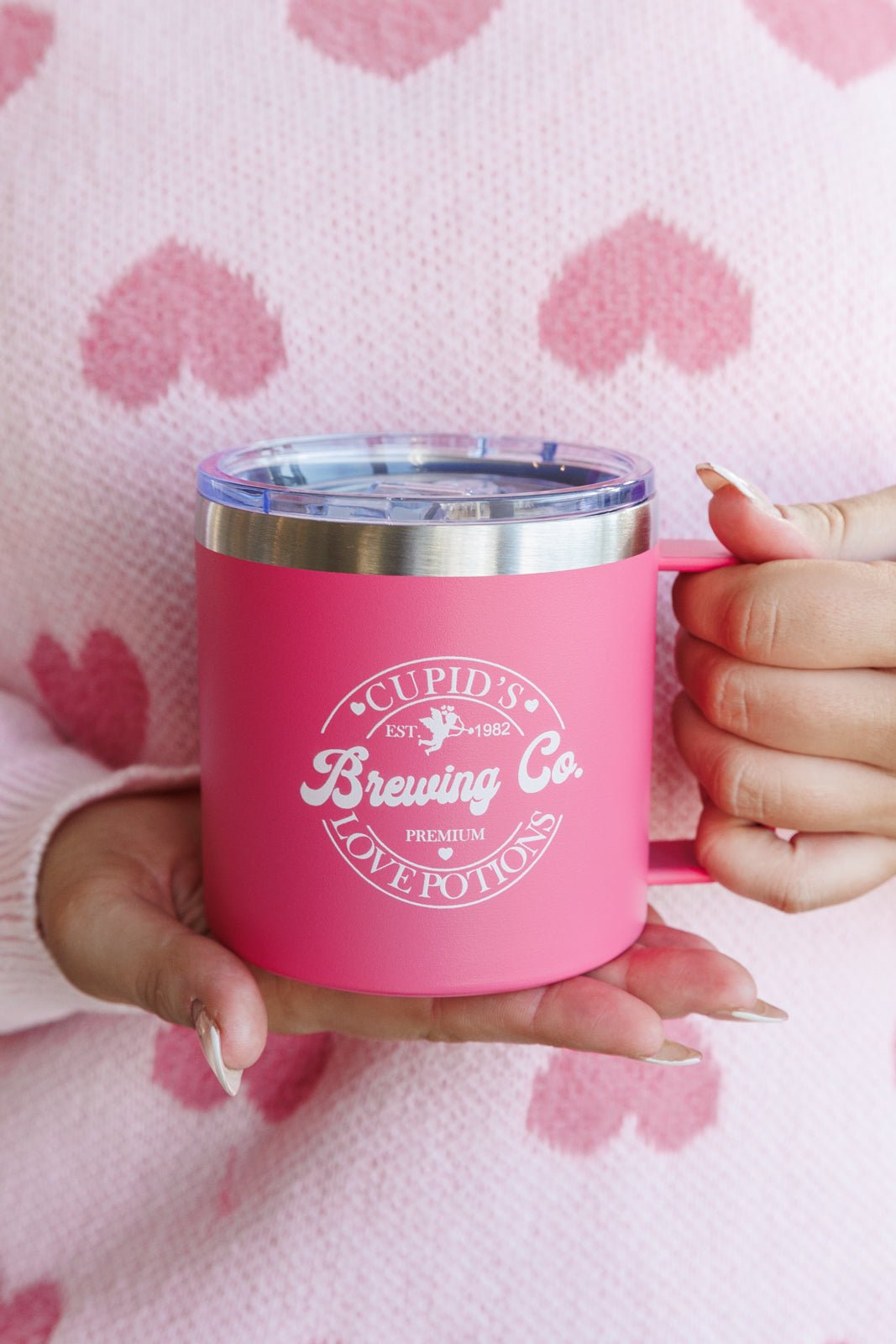 Cupid's Brewing Company 14 Oz Double Walled Travel Mug (Online Exclusive) - Uptown Boutique Ramona