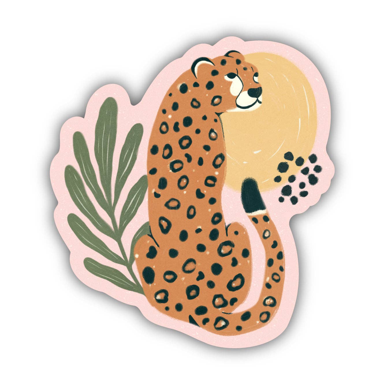 Cute Cheetah Sticker - Uptown Boutique Ramona