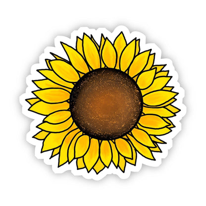 Cute Sunflower Yellow Sticker - Uptown Boutique Ramona