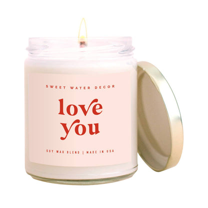 Love You Candle