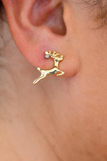 Dancing Deer Earring Set (Online Exclusive) - Uptown Boutique Ramona