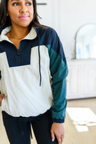 Dash Color Block 1/4 Zip Pullover (Online Exclusive) - Uptown Boutique Ramona