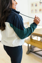 Dash Color Block 1/4 Zip Pullover (Online Exclusive) - Uptown Boutique Ramona