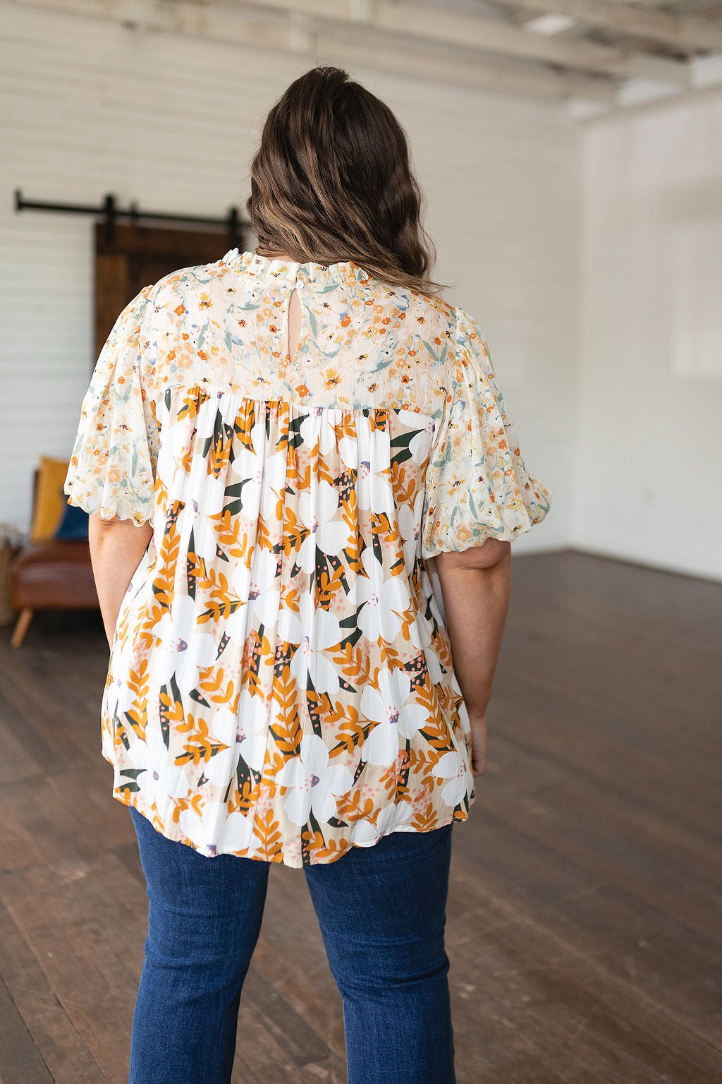 Daydreamer Mixed Floral Top (Online Exclusive) - Uptown Boutique Ramona