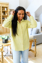 Daydreams Shacket in Yellow - Uptown Boutique Ramona