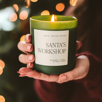 Santa's Workshop Candle