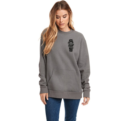 Dead To Me Pocket Sweatshirt - Uptown Boutique Ramona