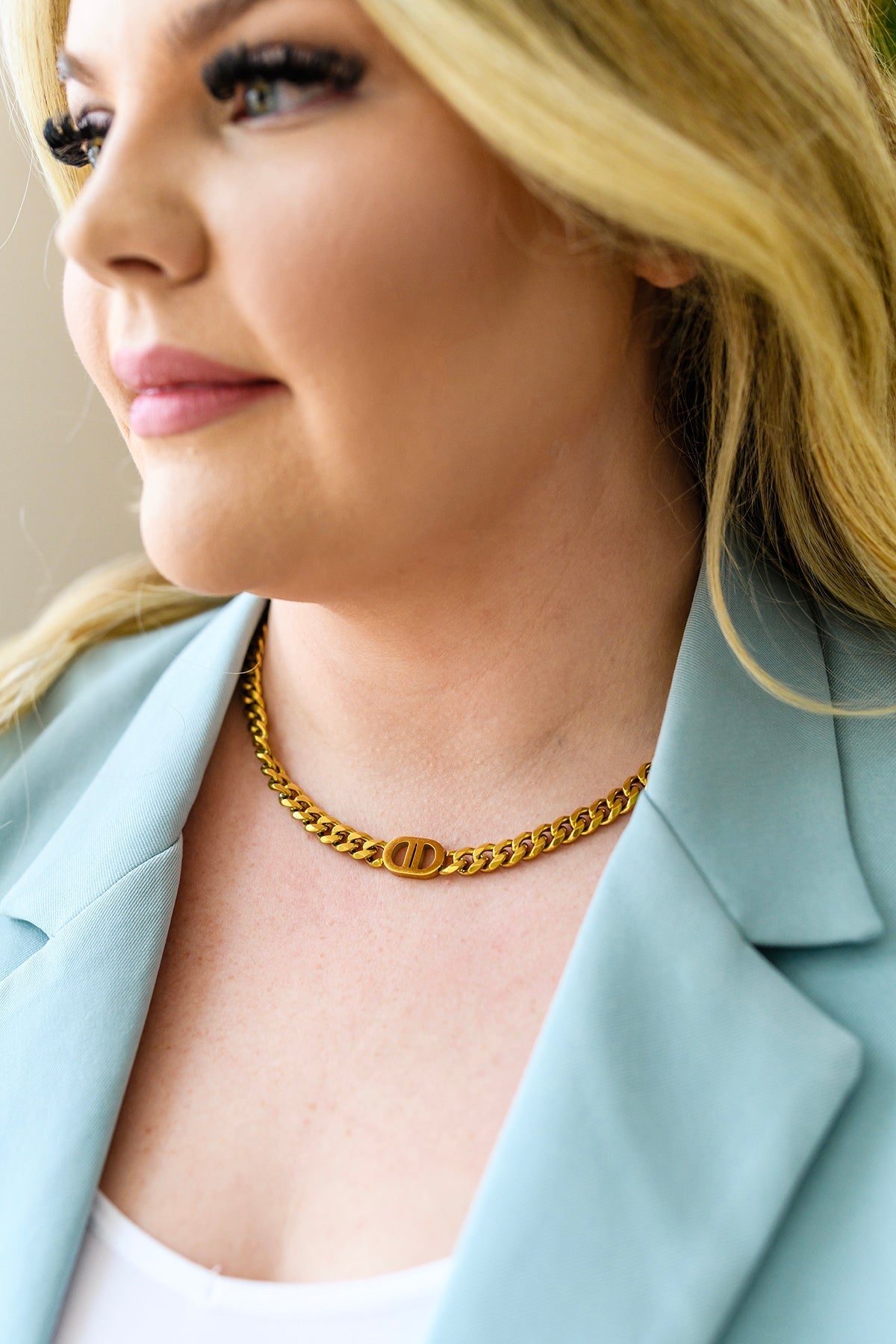 Decadent Darling Link Chain Choker (Online Exclusive) - Uptown Boutique Ramona