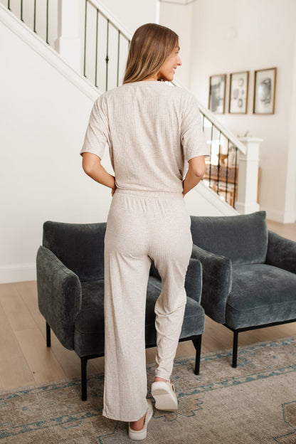 Deja Vu Bottoms in Oatmeal (Online Exclusive) - Uptown Boutique Ramona