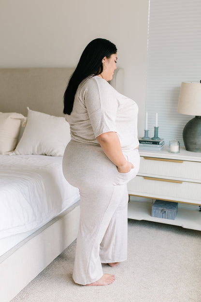 Deja Vu Bottoms in Oatmeal (Online Exclusive) - Uptown Boutique Ramona