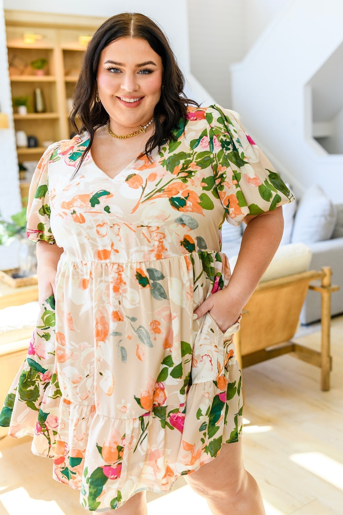 Delightful Surprise Floral Dress (Online Exclusive) - Uptown Boutique Ramona