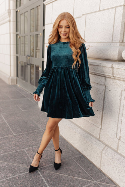 Different But The Same Velvet Dress (Online Exclusive) - Uptown Boutique Ramona