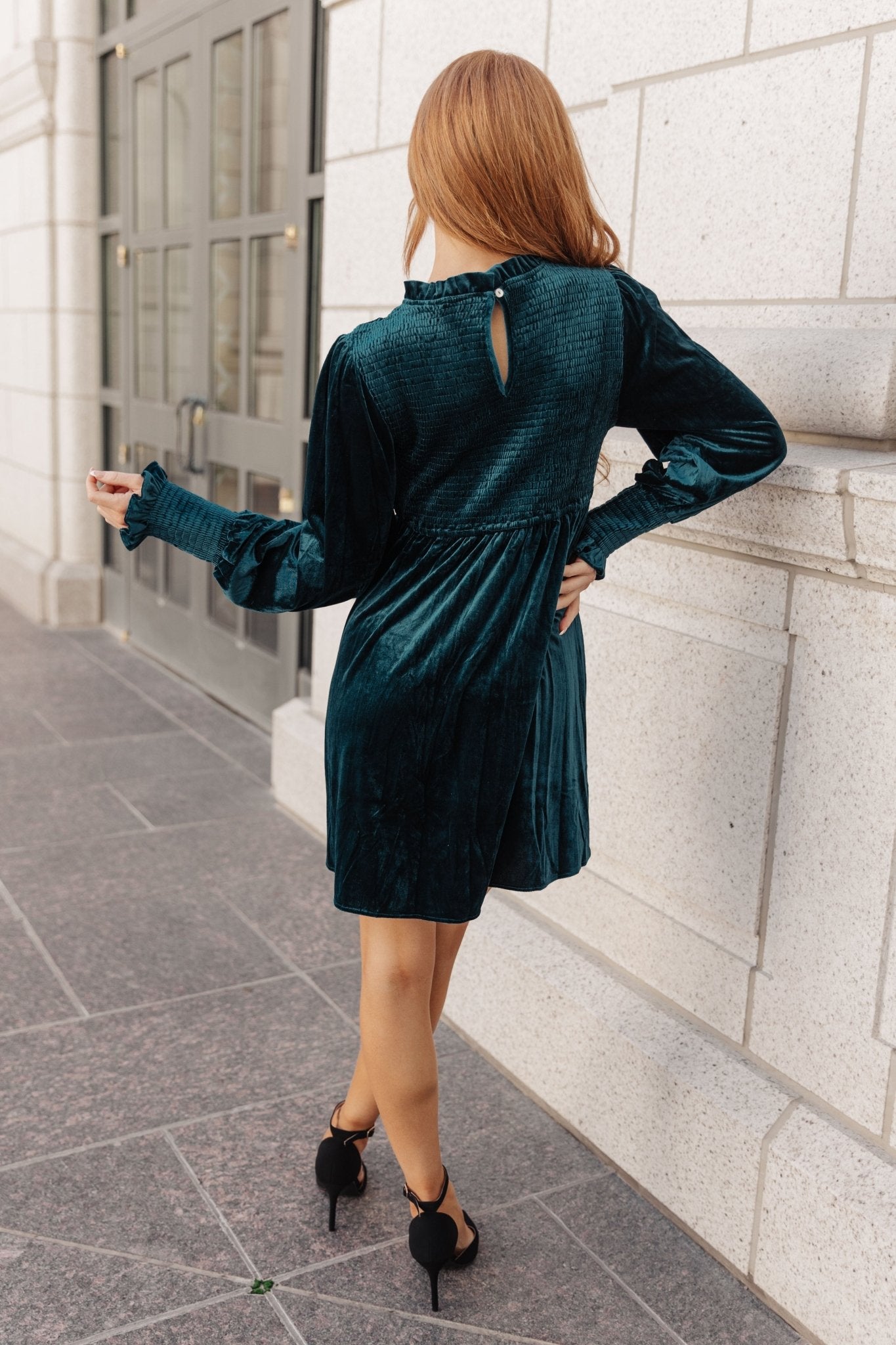 Different But The Same Velvet Dress (Online Exclusive) - Uptown Boutique Ramona