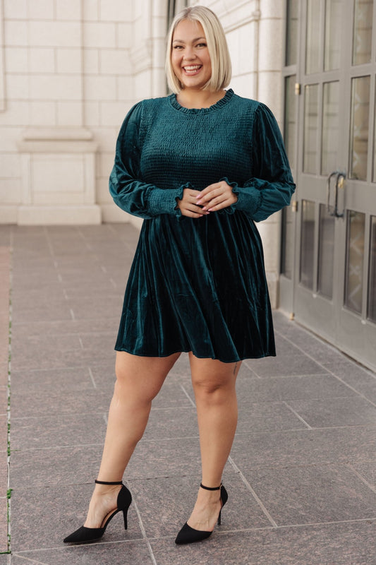 Different But The Same Velvet Dress (Online Exclusive) - Uptown Boutique Ramona