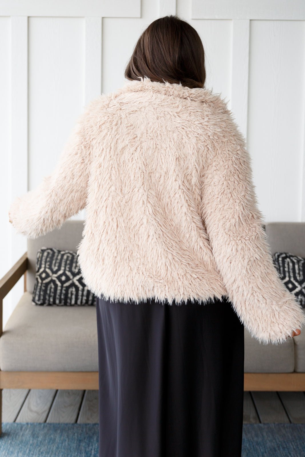 Disco Queen Faux Fur Coat (Online Exclusive) - Uptown Boutique Ramona