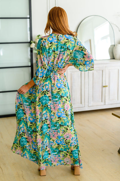 Donna Floral Maxi Dress - Uptown Boutique Ramona