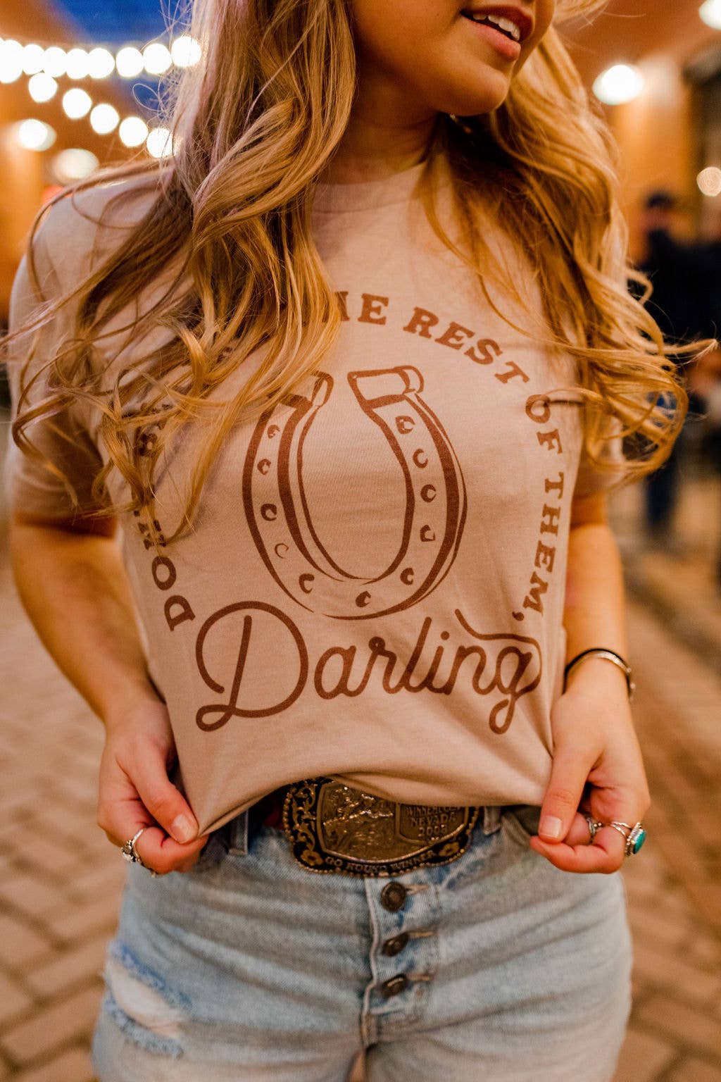 Don't Be Like the Rest Darling Western Graphic Tee - Uptown Boutique Ramona