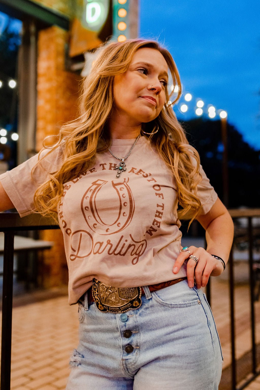 Don't Be Like the Rest Darling Western Graphic Tee - Uptown Boutique Ramona