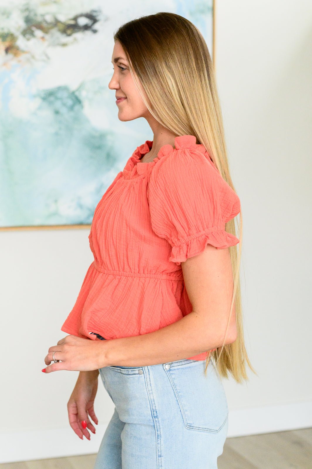 Don't Be Shy Off the Shoulder Blouse - Uptown Boutique Ramona