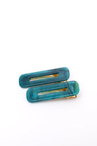 Double Trouble 2 Pack Hair Clip in Sea Blue (Online Exclusive) - Uptown Boutique Ramona