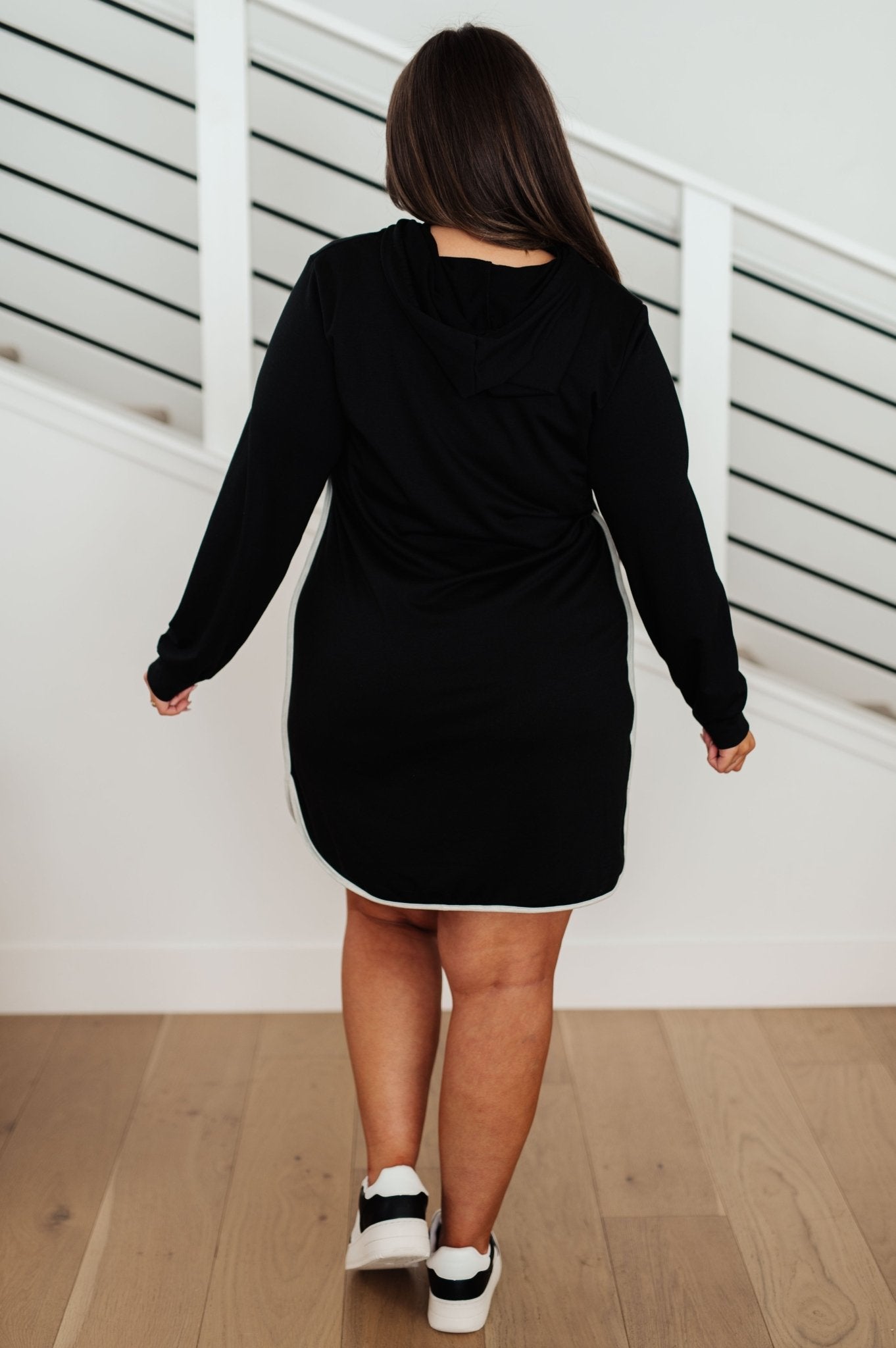 Draw Me Close Hooded Dress (Online Exclusive) - Uptown Boutique Ramona