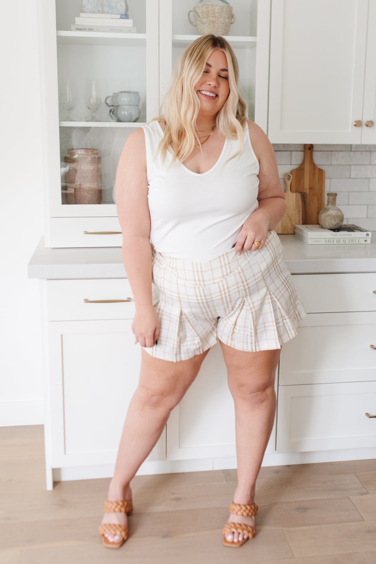 Dressed in Plaid Shorts (Online Exclusive) - Uptown Boutique Ramona