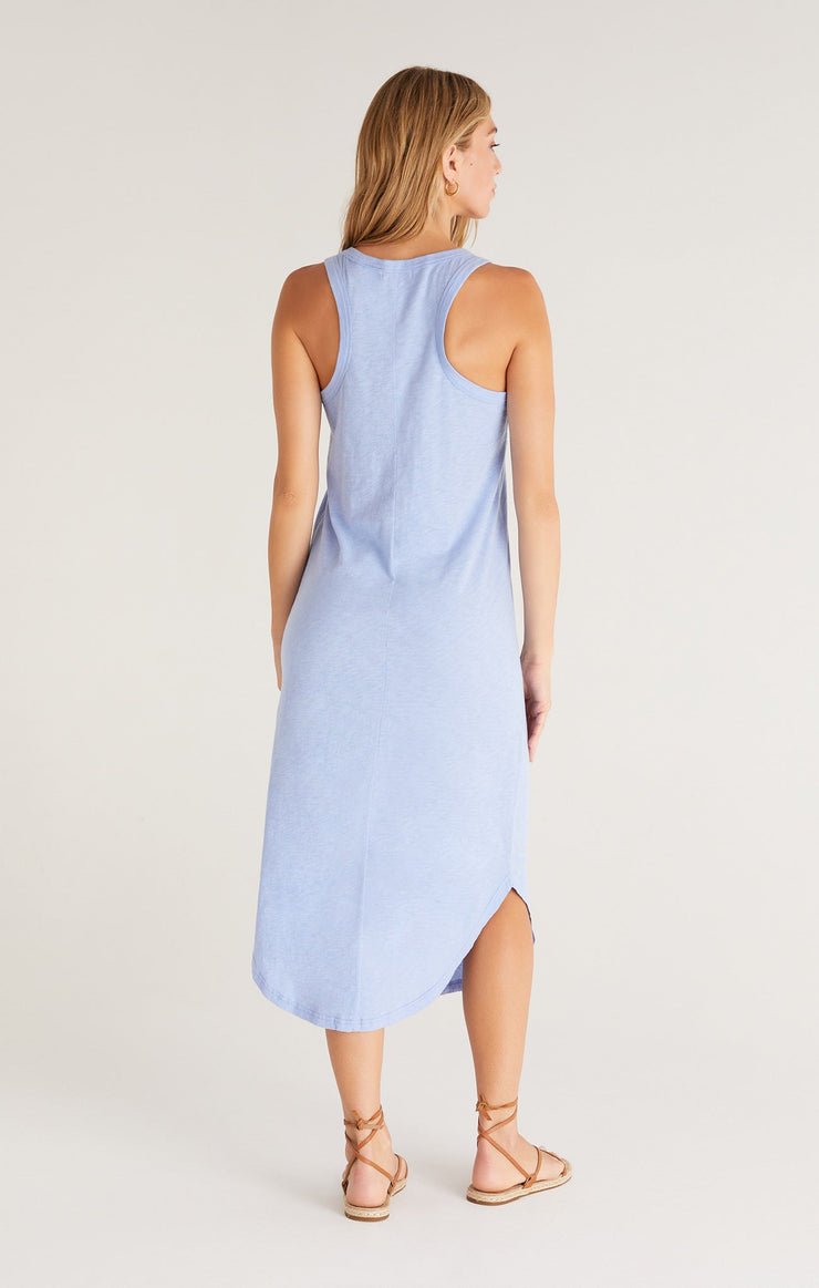 Easy Going Cotton Slub Midi Dress - Uptown Boutique Ramona