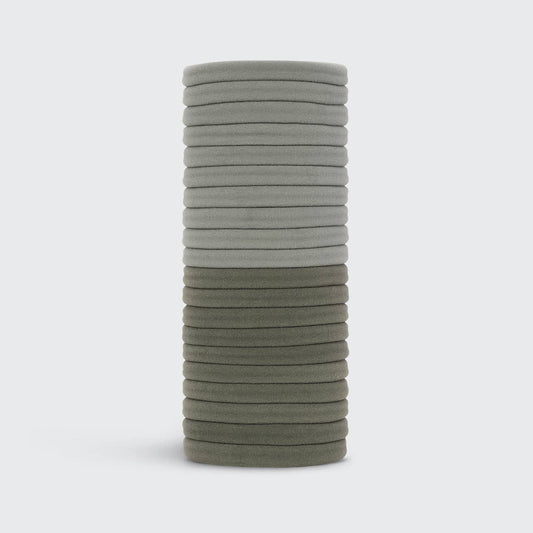 Eco - Friendly Nylon Elastics 20pc - Eucalyptus - Uptown Boutique Ramona