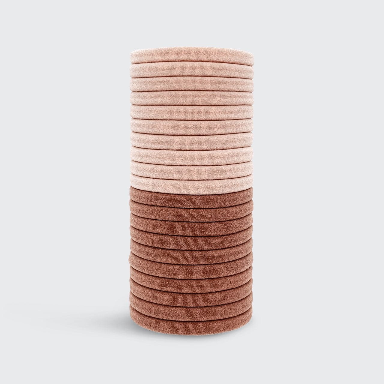 Eco - Friendly Nylon Elastics 20pc Set - Blush - Uptown Boutique Ramona