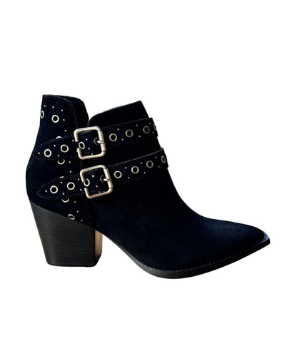 Elsa Leather Ankle Boot in Black (Online Exclusive)