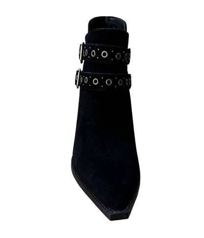 Elsa Leather Ankle Boot in Black (Online Exclusive)