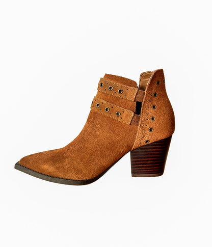 Elsa Leather Ankle Boot in Tan (Online Exclusive)