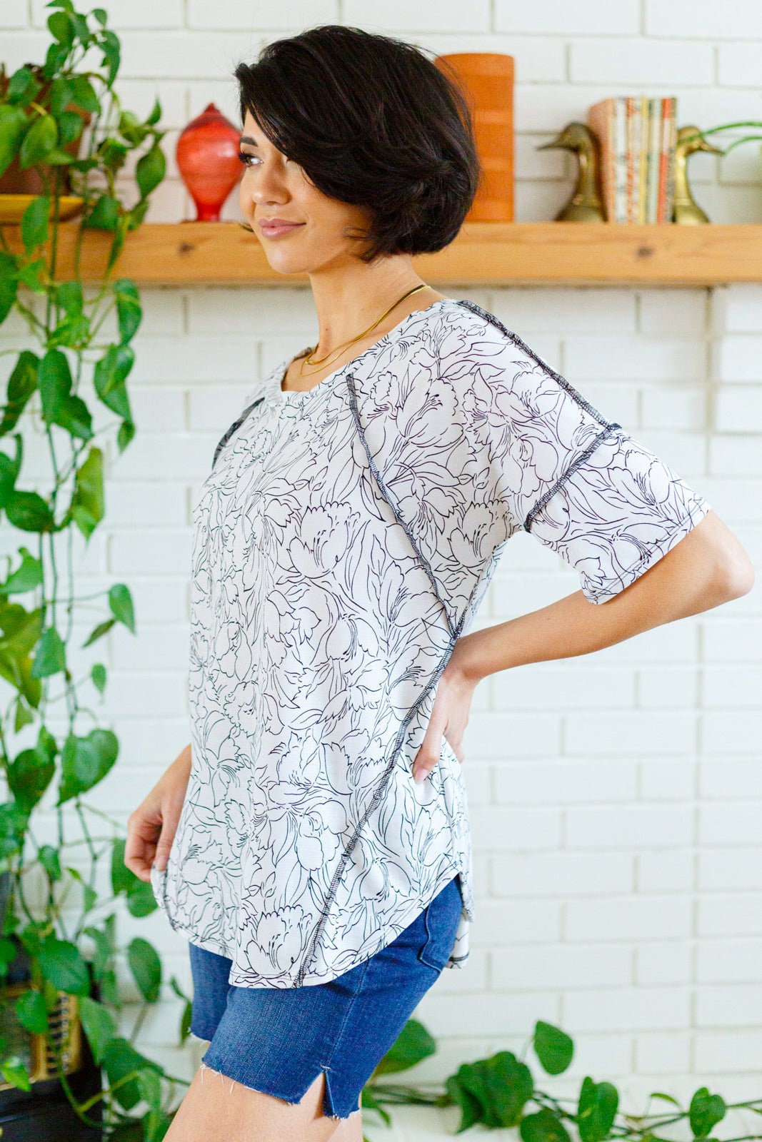 Endless Joy Floral Top (Online Exclusive) - Uptown Boutique Ramona