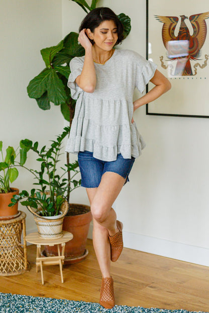 Endless Memories Tiered Babydoll Top (Online Exclusive) - Uptown Boutique Ramona