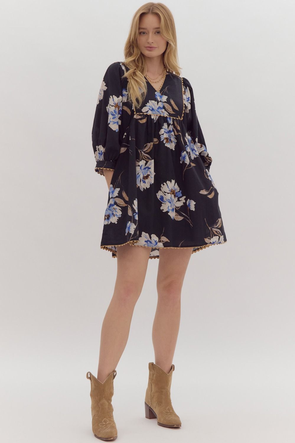 Keep Blooming Floral Mini Dress