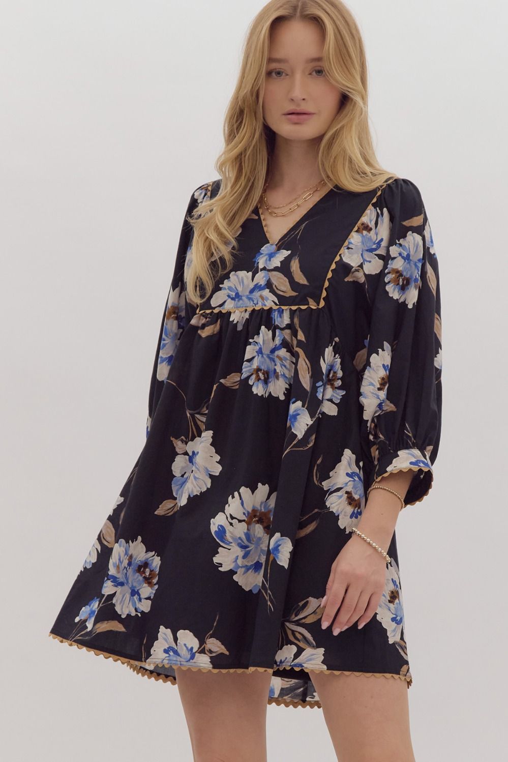 Keep Blooming Floral Mini Dress