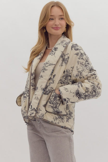 Layers Of Love Floral Quilted Jacket