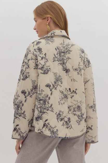 Layers Of Love Floral Quilted Jacket