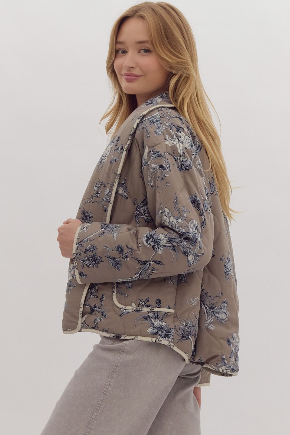 Layers Of Love Floral Quilted Jacket