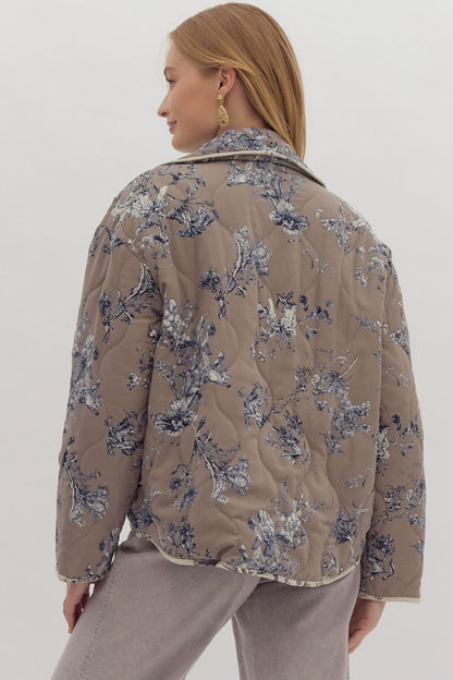 Layers Of Love Floral Quilted Jacket