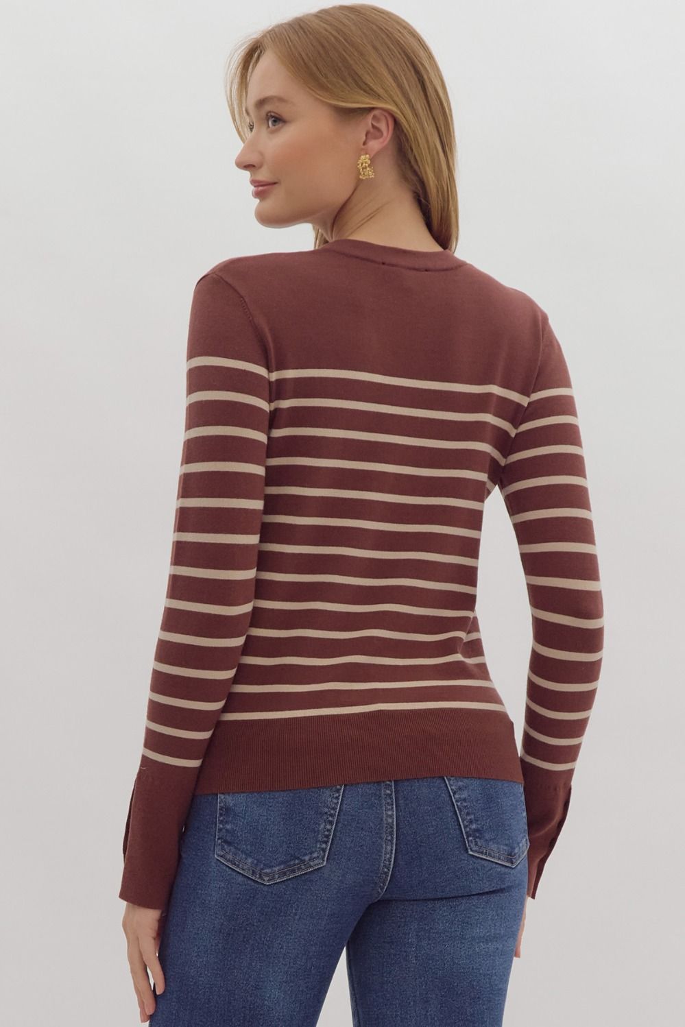 Crushing On You Striped Sweater