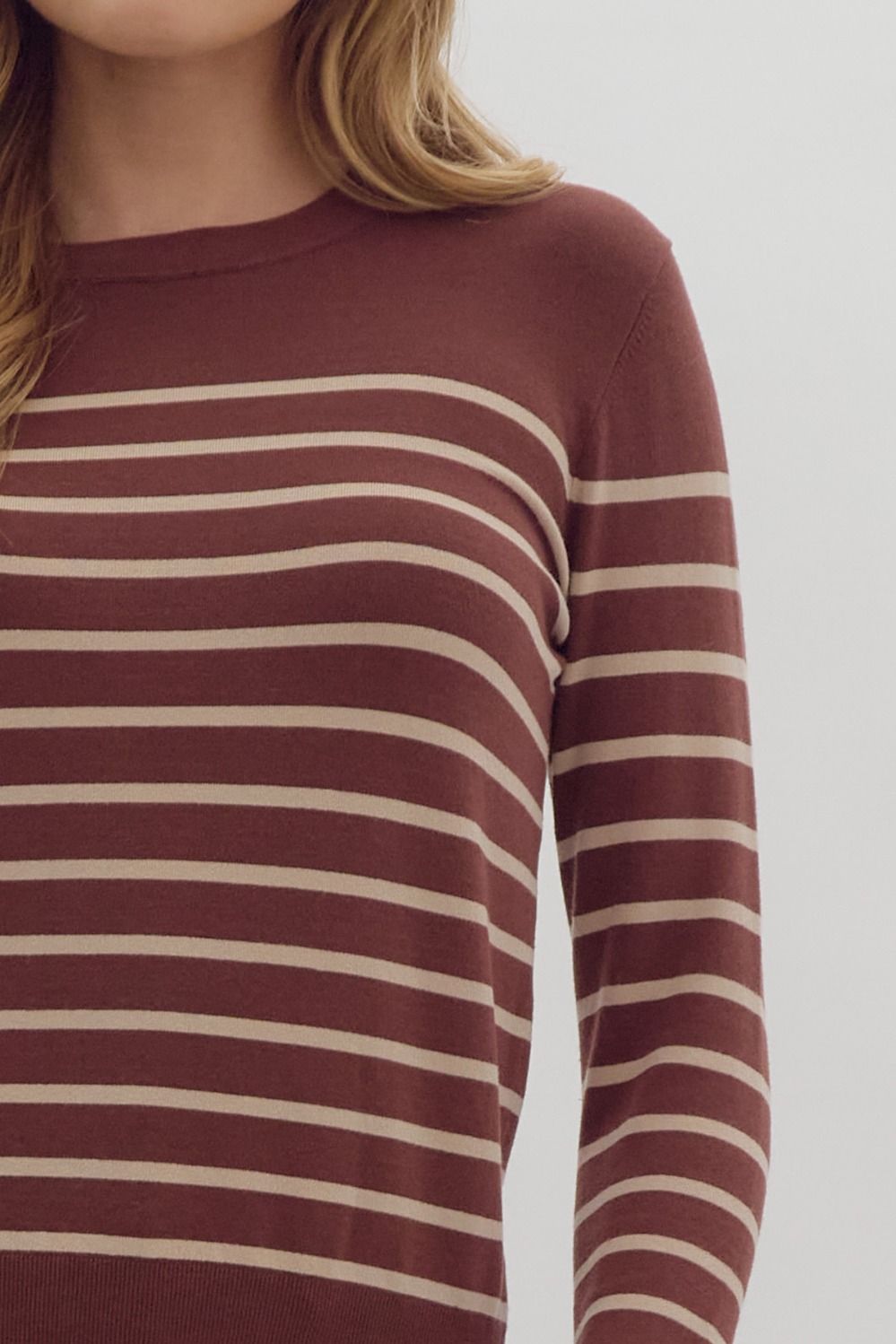 Crushing On You Striped Sweater