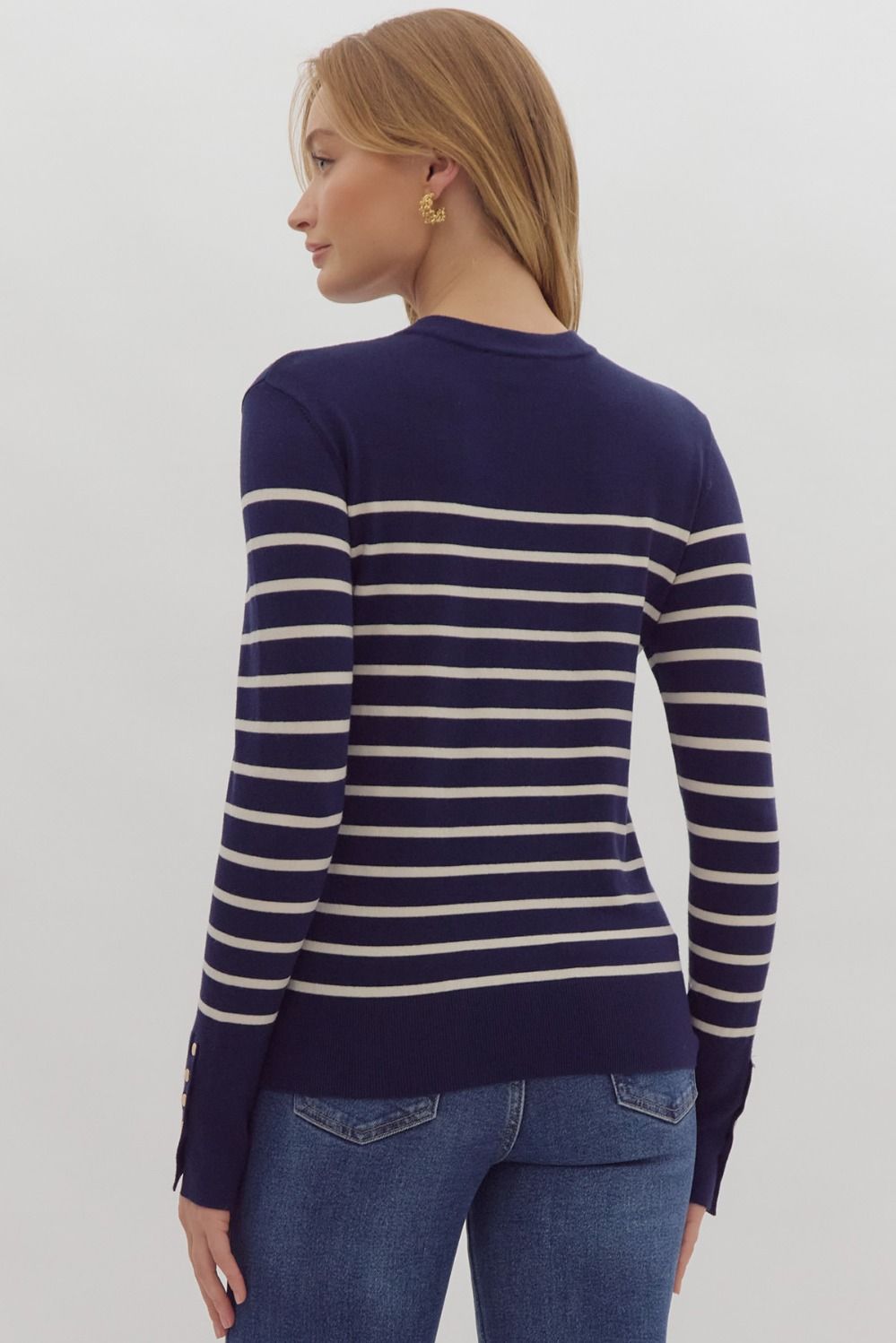 Crushing On You Striped Sweater