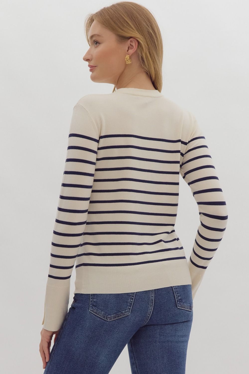 Crushing On You Striped Sweater